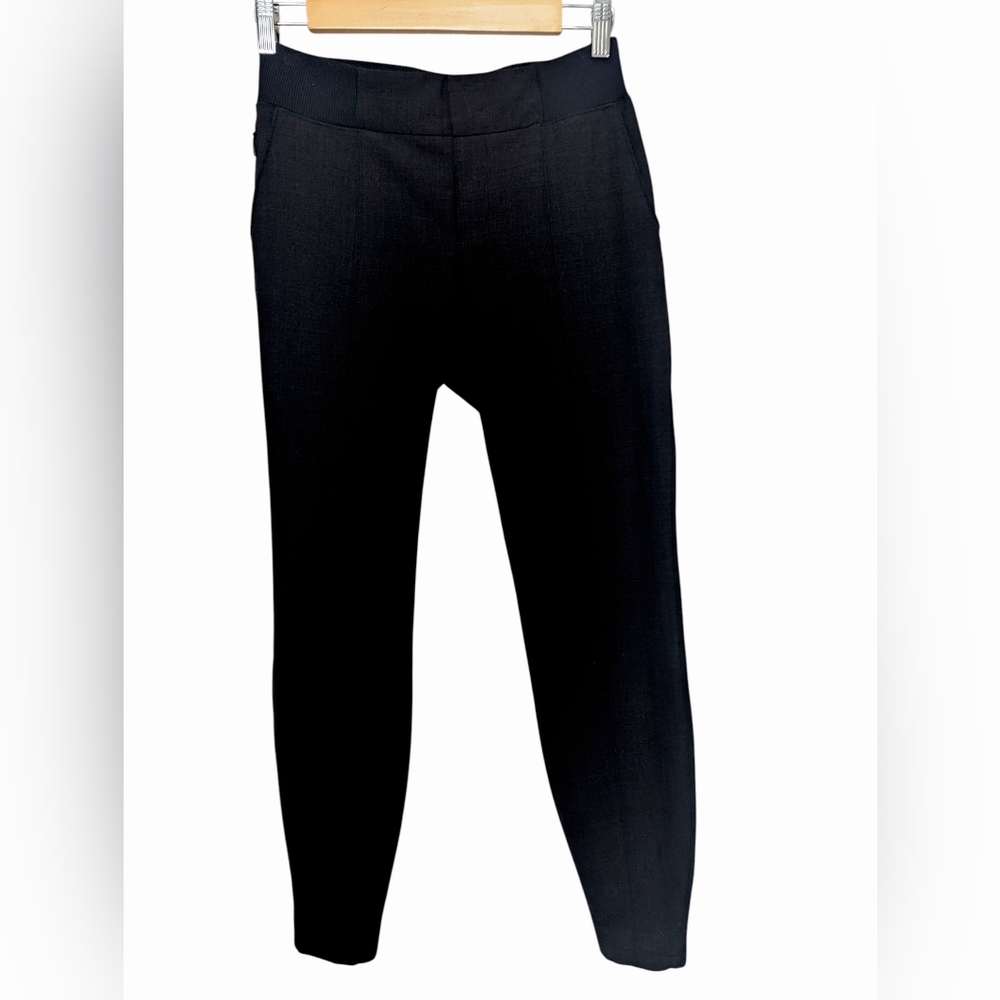 ATHLETA Tapered Ankle Pant Size 4T Black Wool Blend